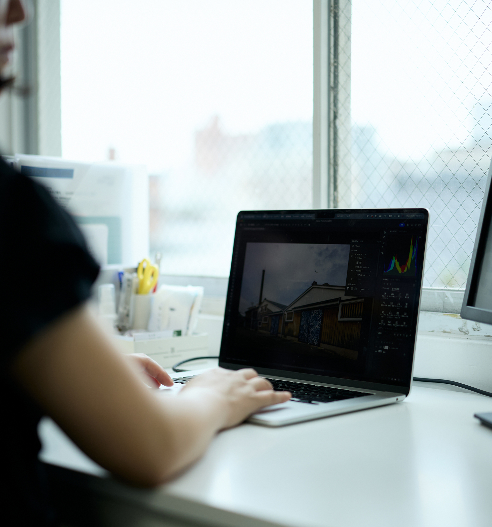 パソコンでの作業